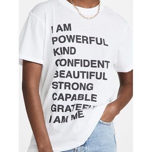 Anine Bing Lili Empowerment Tee NWT